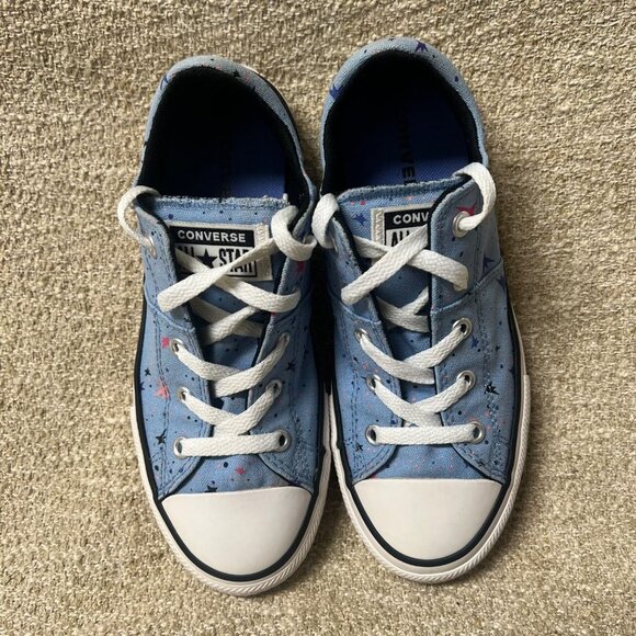 Converse Girl's CT AS Madison Light Blue/O-Blue Low Top Sneakers-Size Y3 - Picture 1 of 5